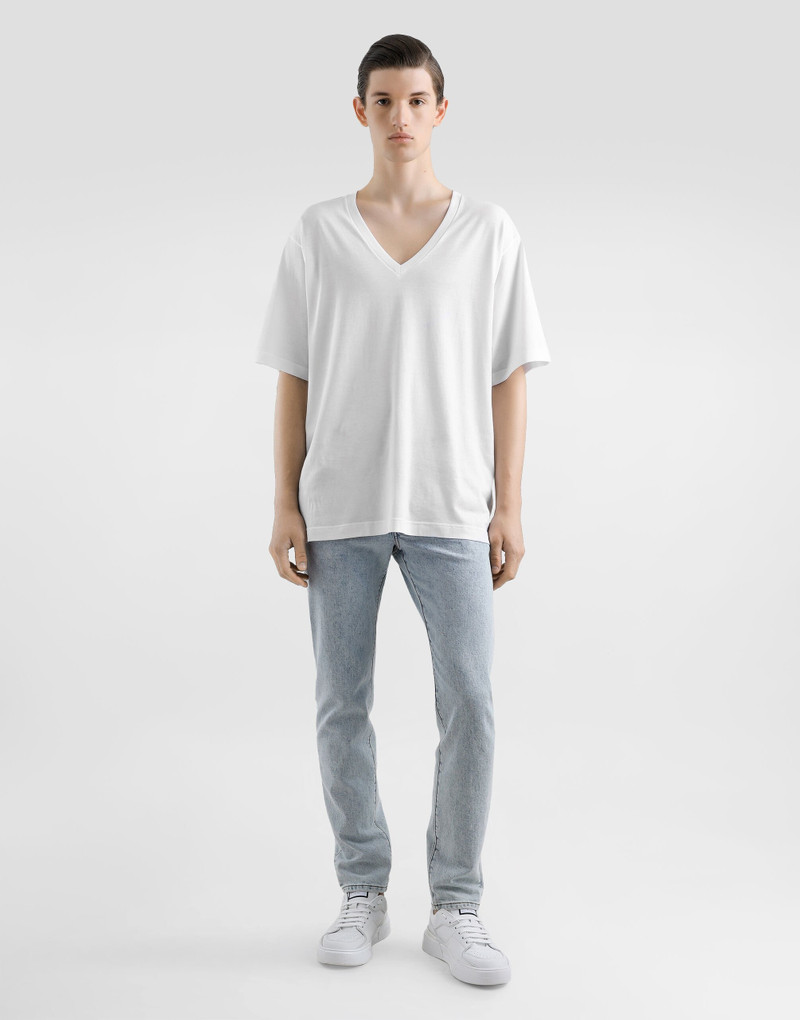 Dolce & Gabbana Slim-fit stretch cotton jeans with tag outlook