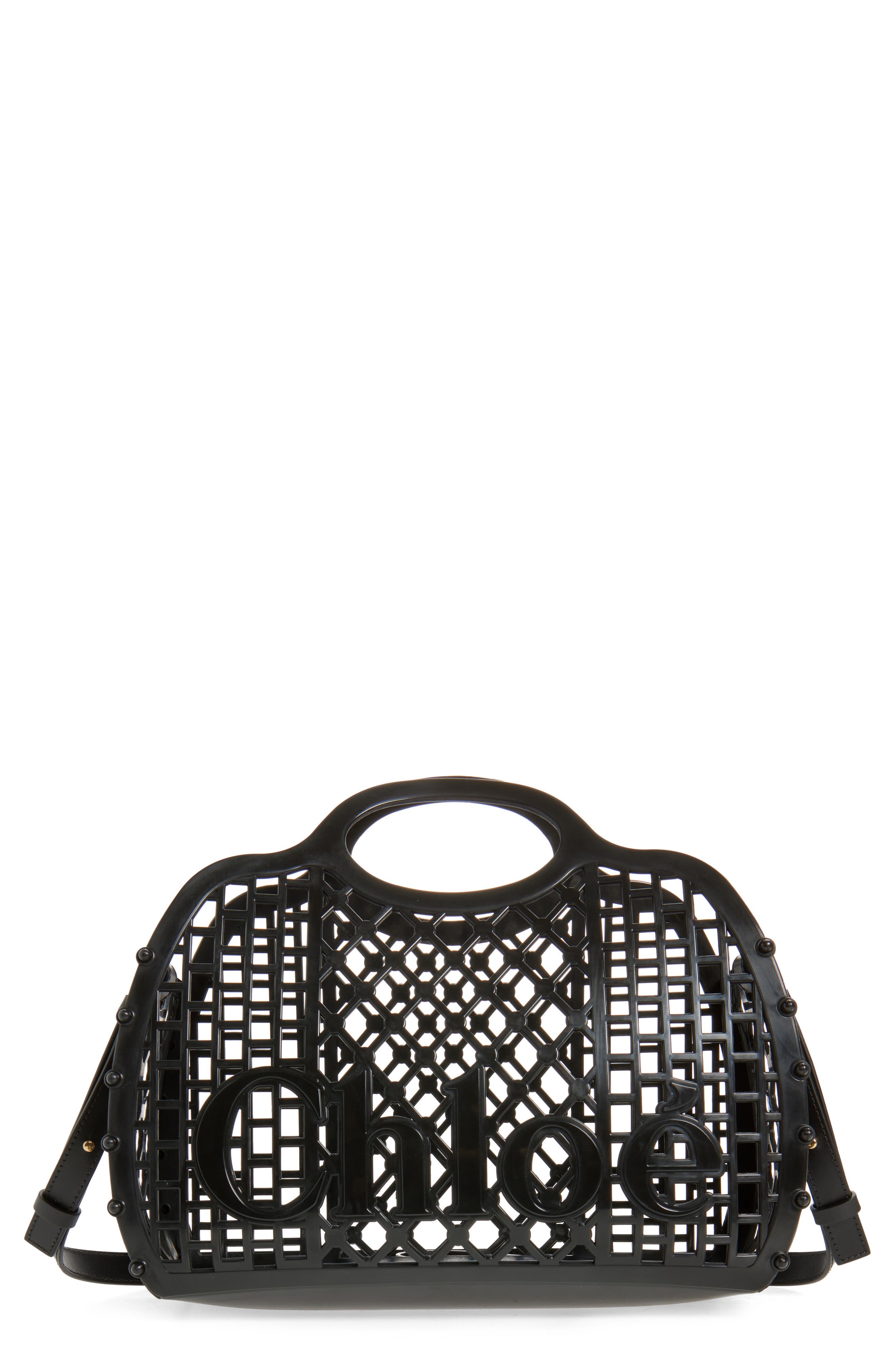 Chloé Cage Jelly Tote in Black at Nordstrom - 1