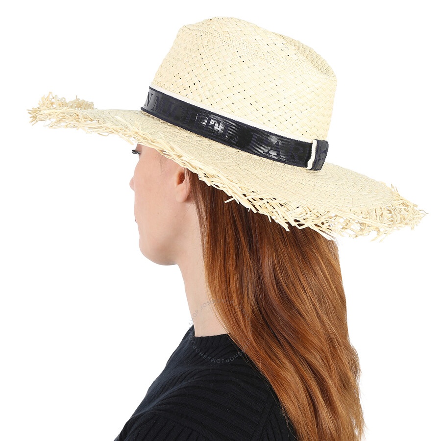 Maison Michel Natural Zango Straw Fedora Hat - 3