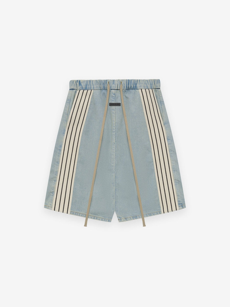 Denim Striped Relaxed Short 1
