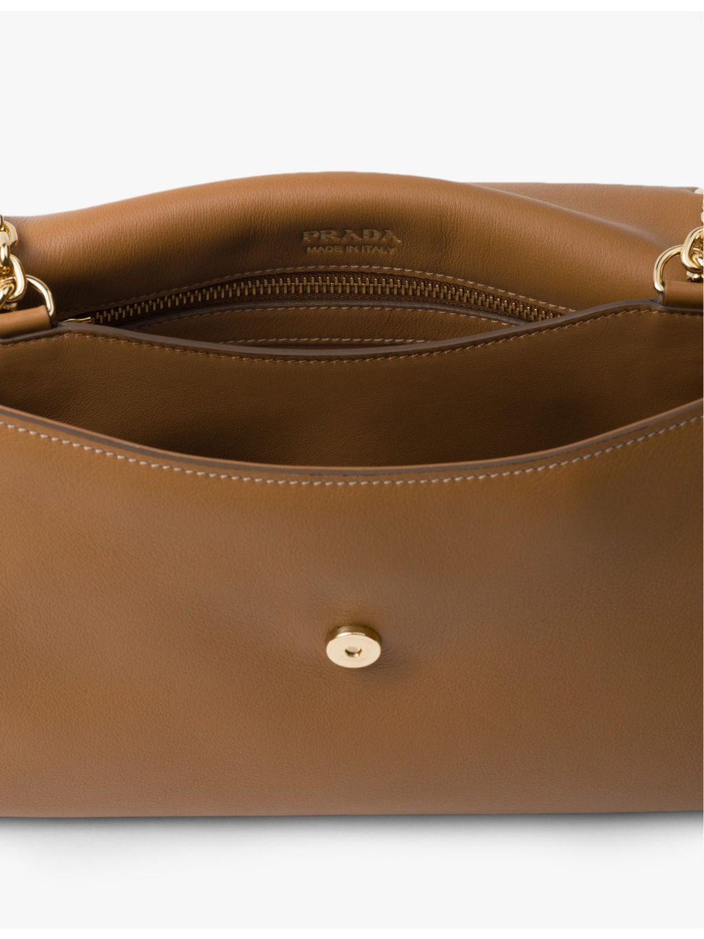 Logo-plaque medium leather shoulder bag - 6