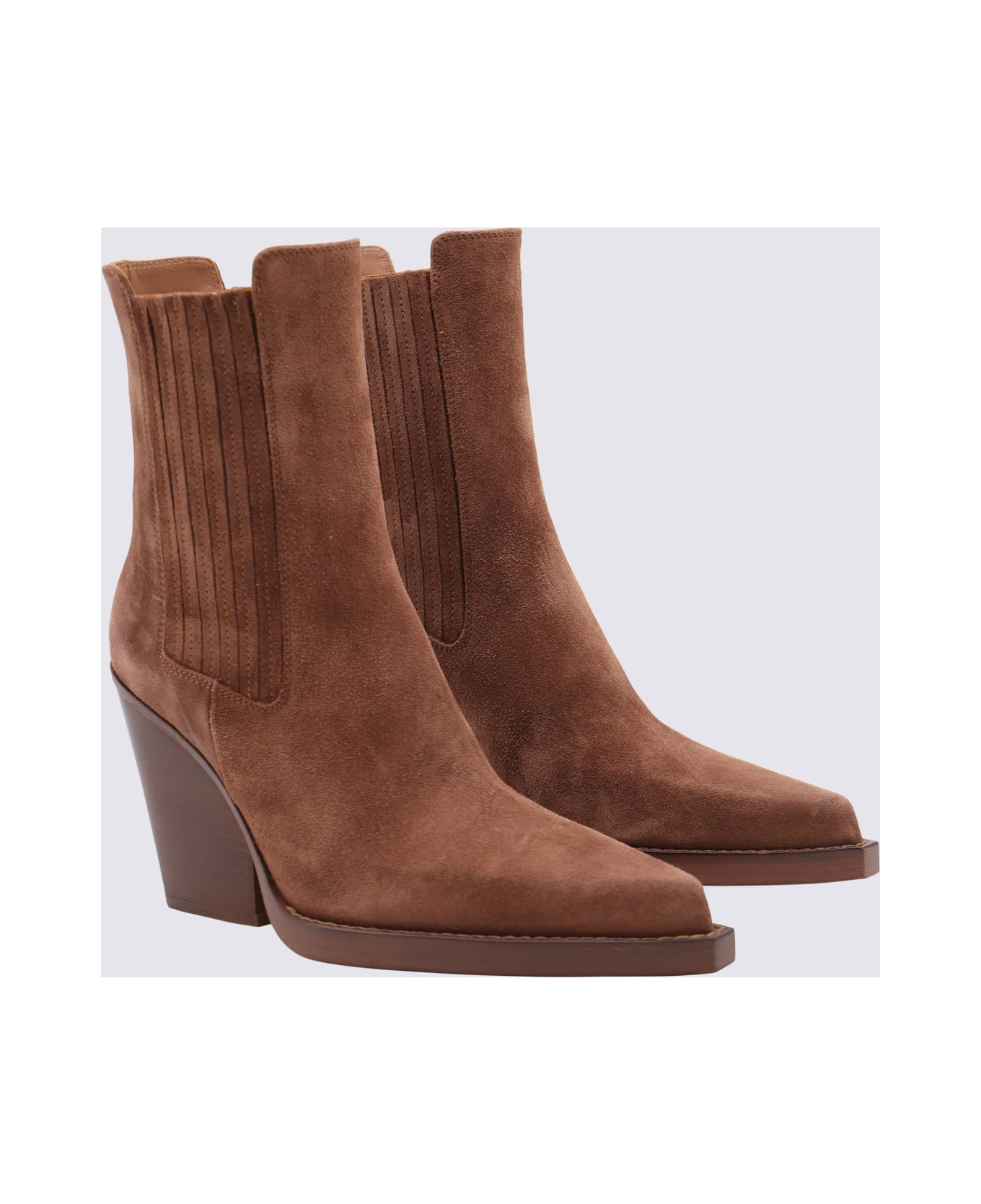 Brown Leather Dallas Boots - 2