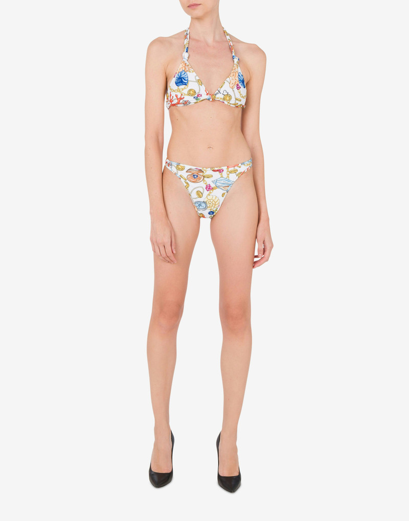 Moschino MARINE PRINT BIKINI TOP outlook