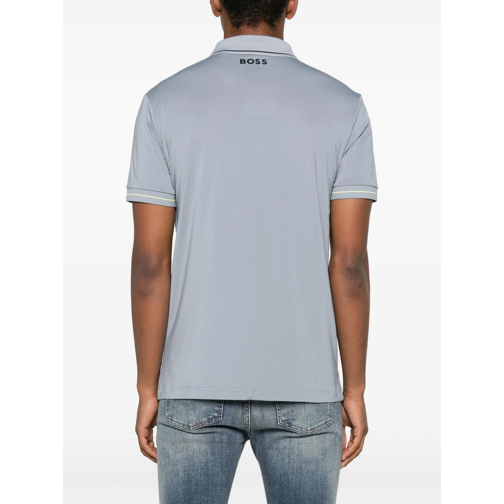 Boss Blue Polo Shirts Men - 3