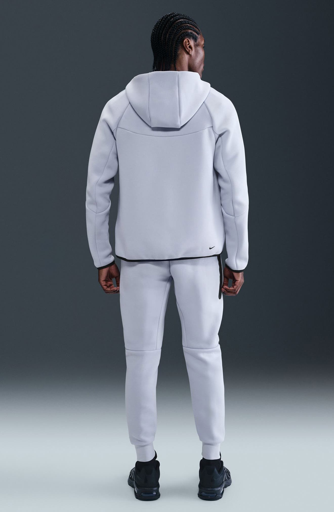 Nike Tech Windrunner Zip Hoodie in Ghost at Nordstrom - 6