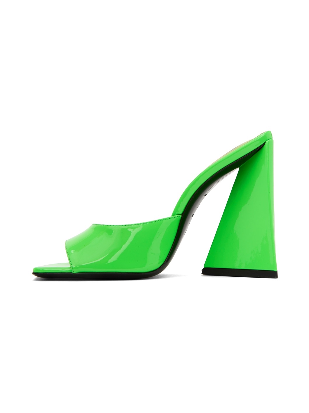 Green Devon Heeled Sandals - 3