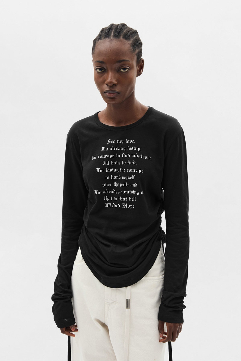 Dot Wrinkled Cropped Long Sleeve Top 1