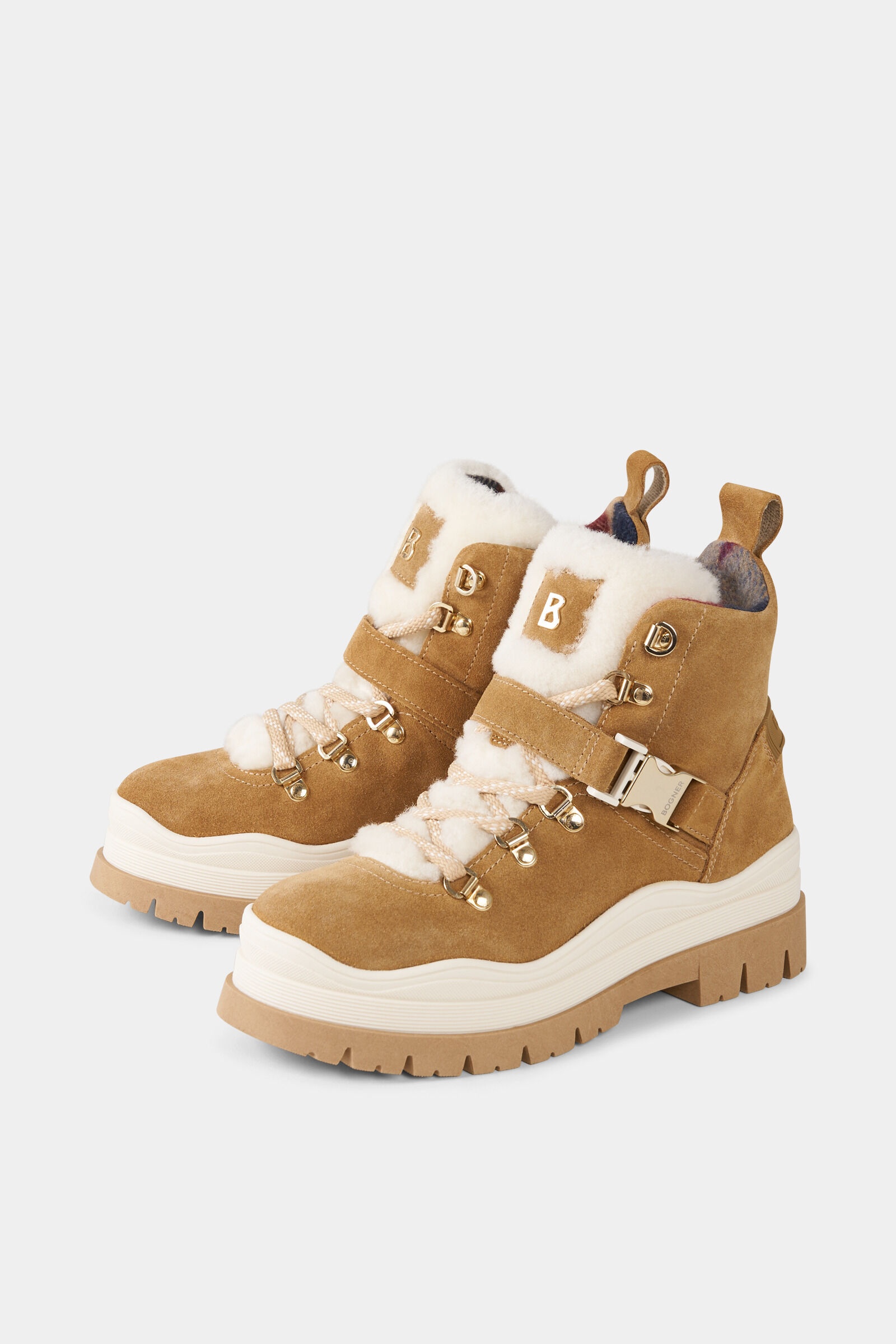 Arosa Ankle boots in Brown/Off-white - 4
