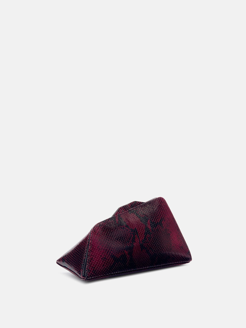 ''8.30 PM'' BURGUNDY OVERSIZED CLUTCH 3