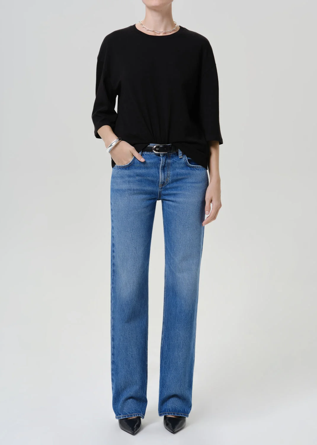 Amelia Tee In Black - 1