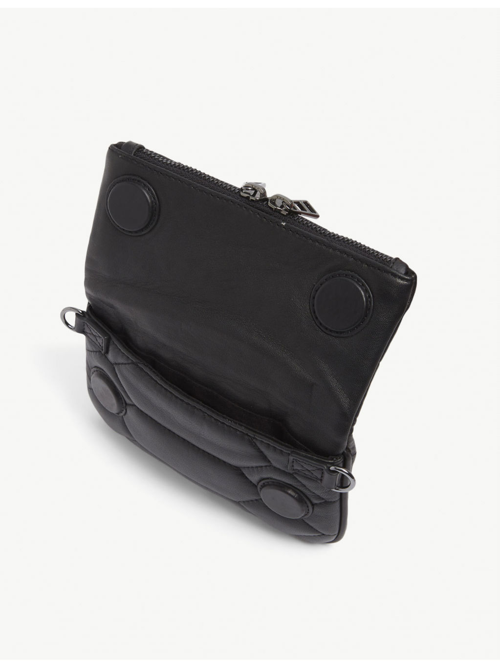Rock nano leather cross-body bag - 4