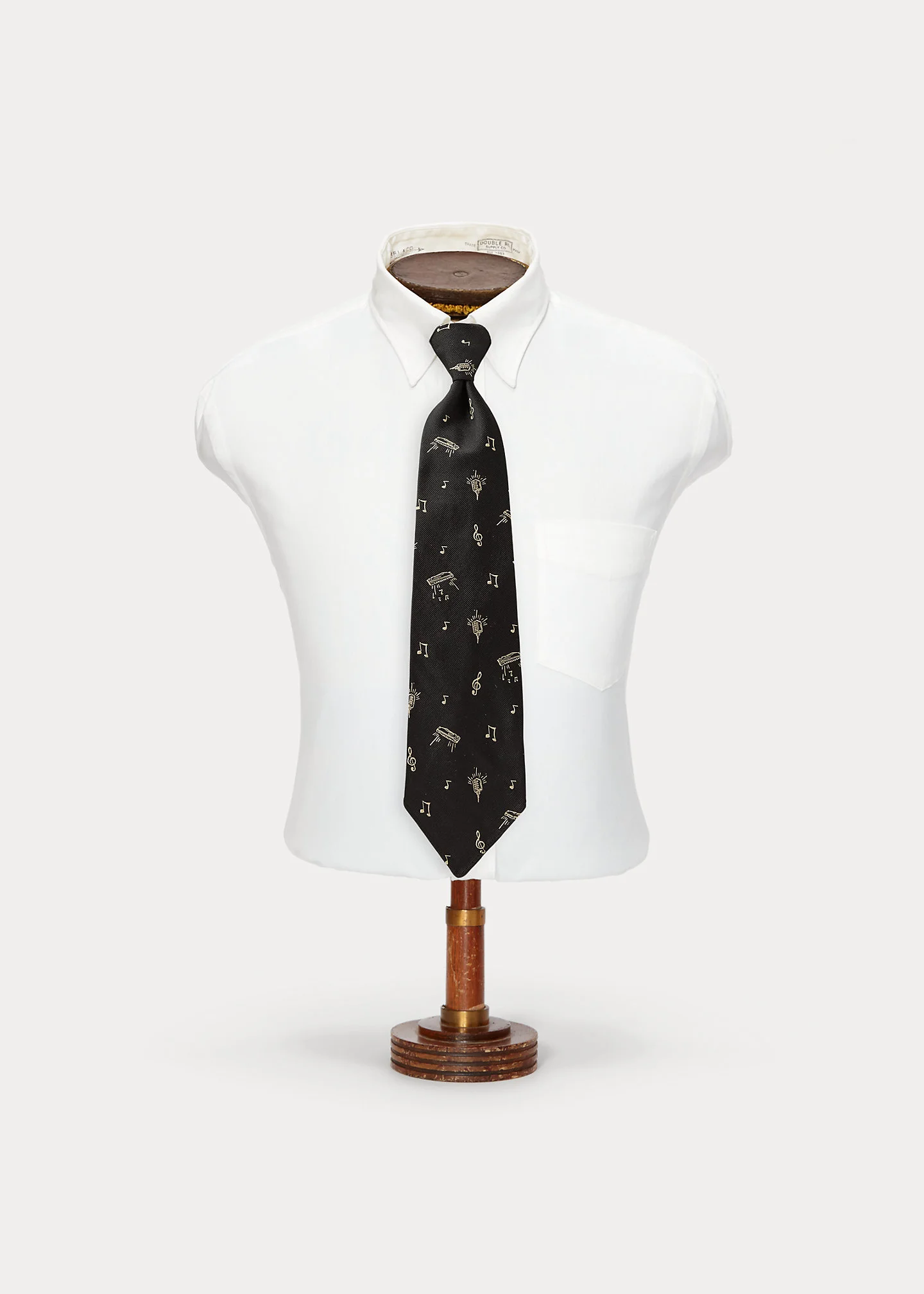 Handmade Musical-Note Silk Tie - 1