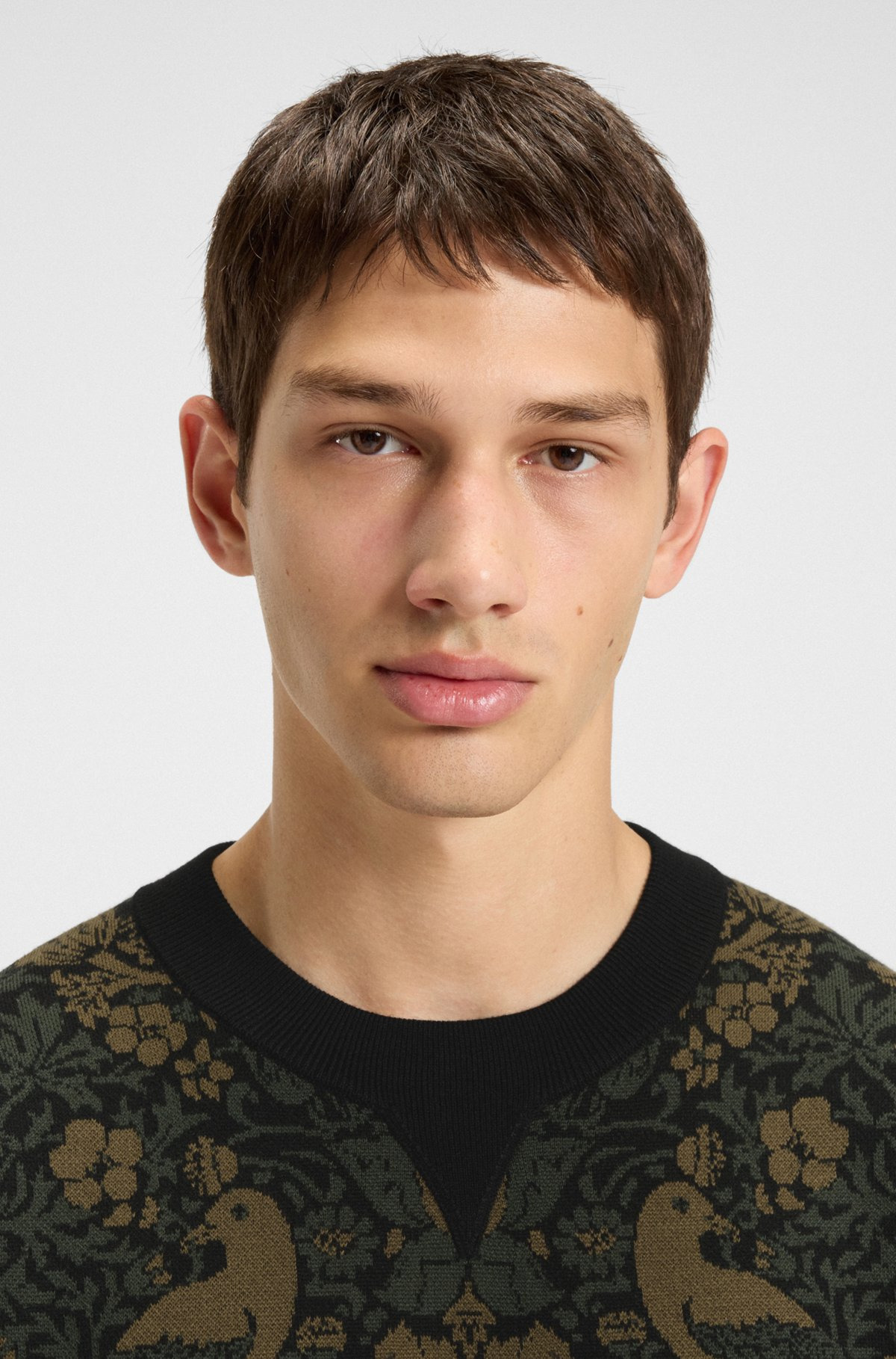 RELAXED-FIT SWEATER WITH TAPESTRY JACQUARD - 3