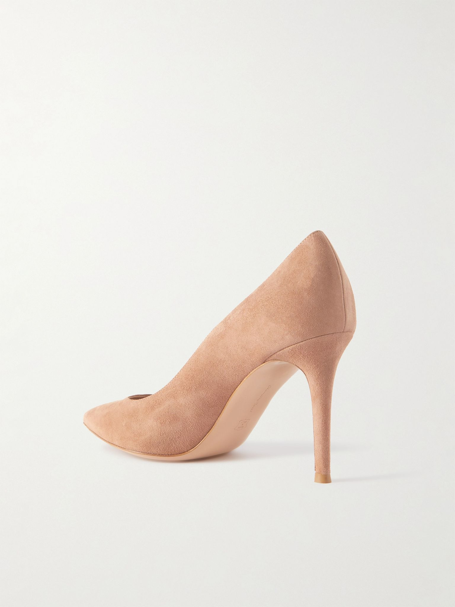 Gianvito 85 suede pumps Neutral - 3