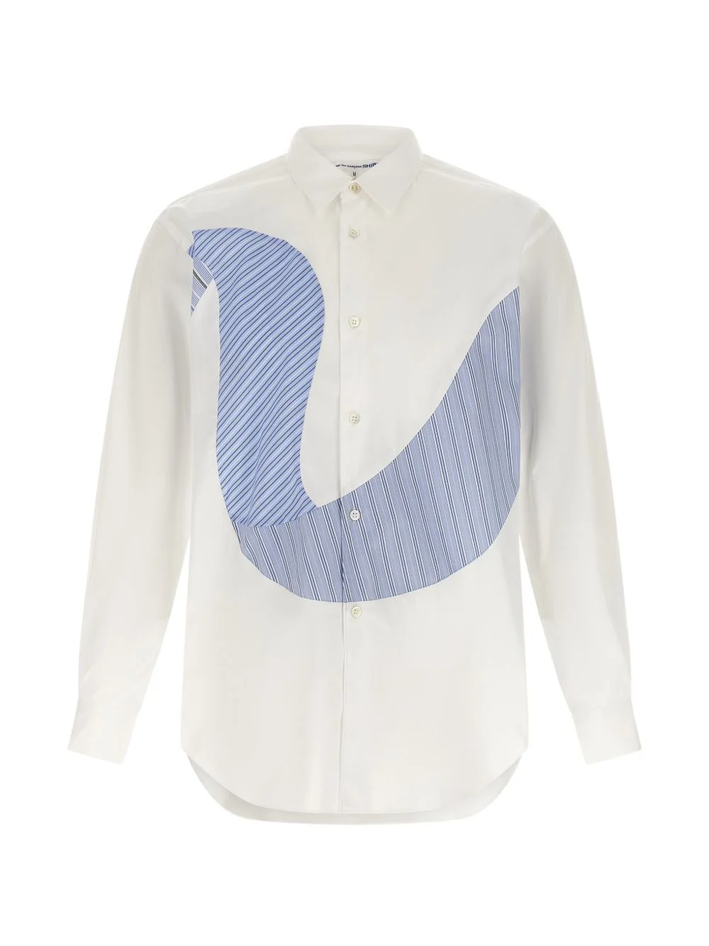 contrast insert shirt - 1