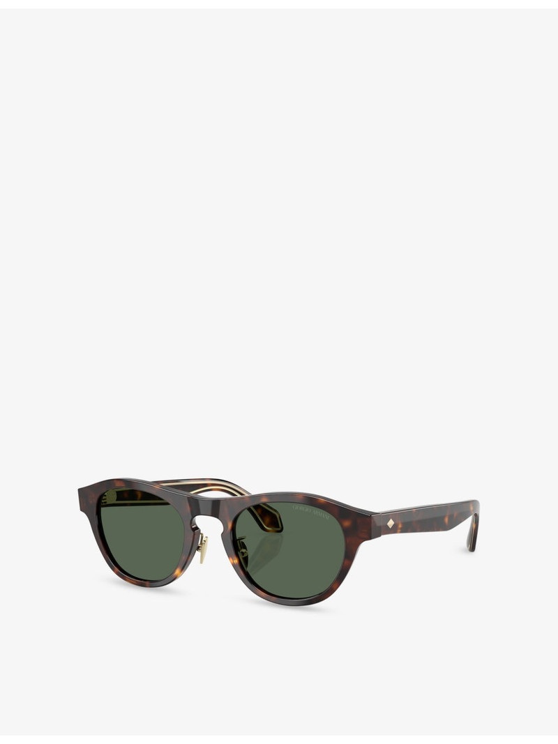 GIORGIO ARMANI AR8225 Round-Frame Acetate Sunglasses outlook