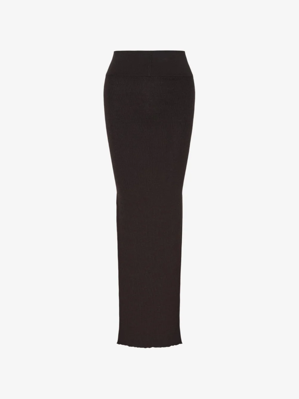 ribbed-knit maxi skirt - 1