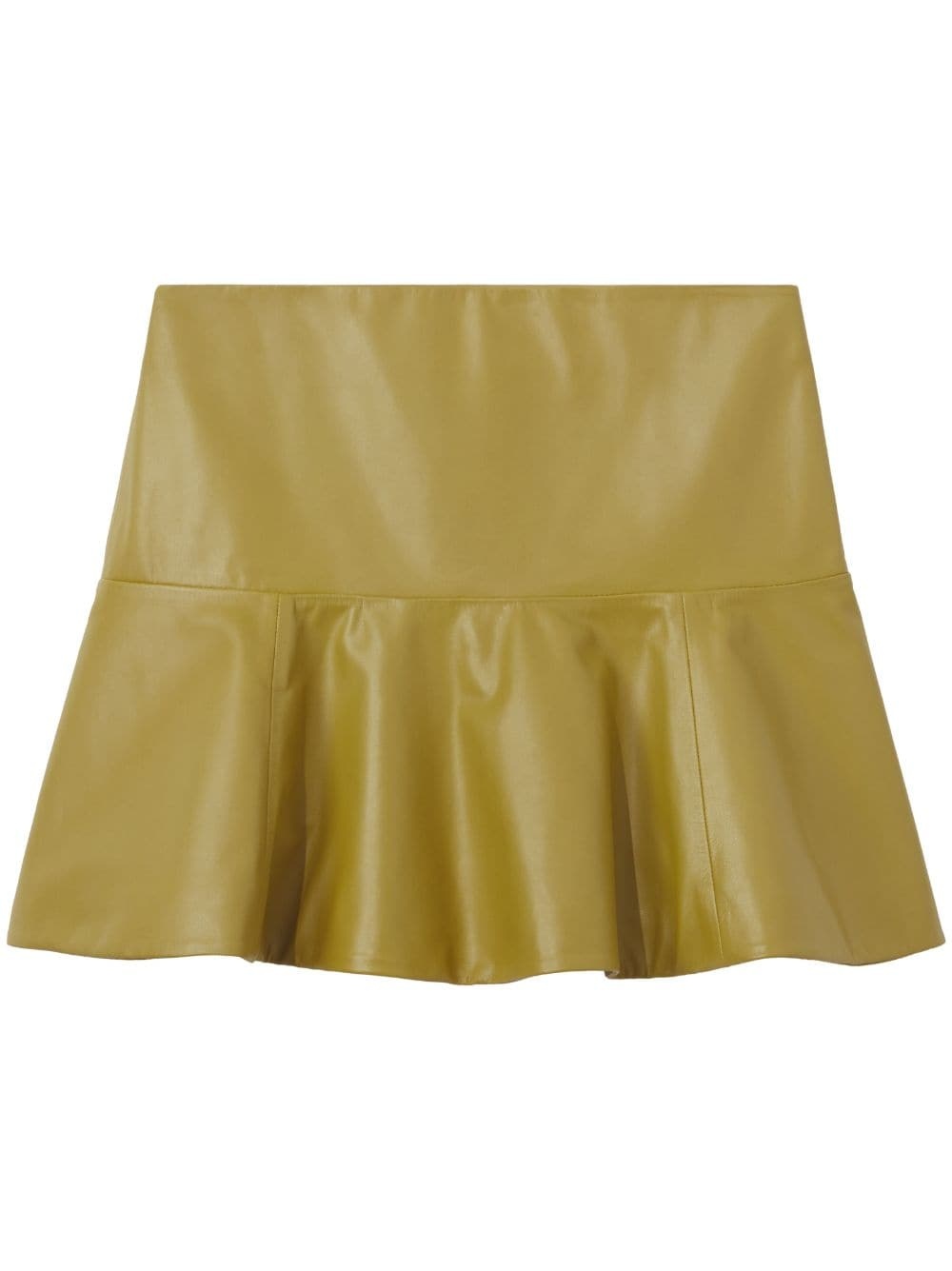 ruffle-hem mini skirt - 1