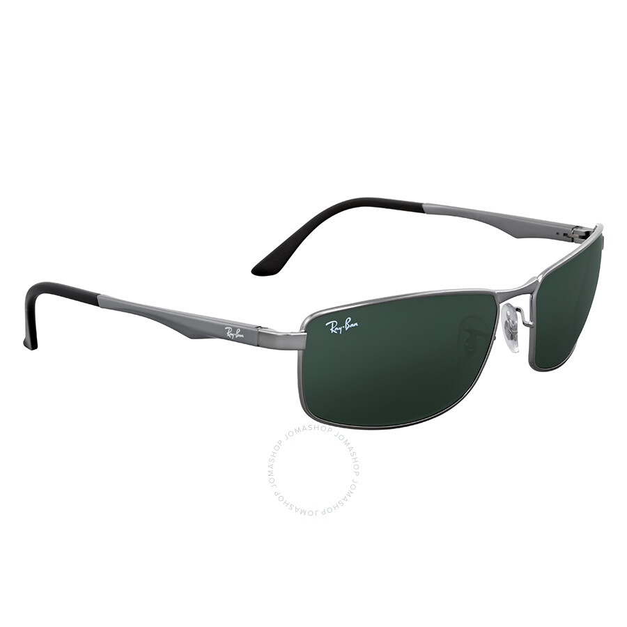 Ray Ban Green Classic G-15 Rectangular Men's Sunglasses RB3498 004/71 61 - 2