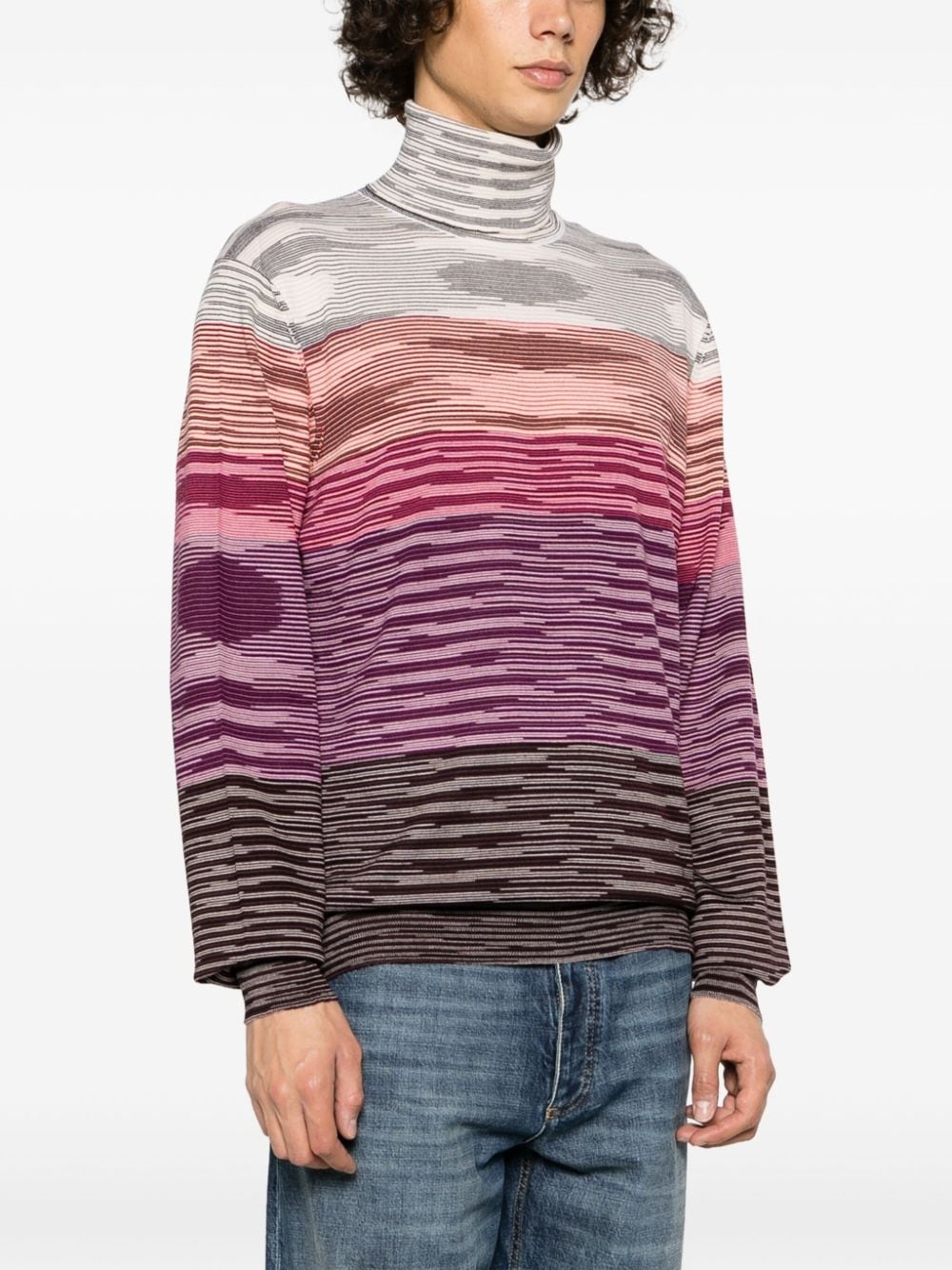 intarsia-knit wool jumper - 3