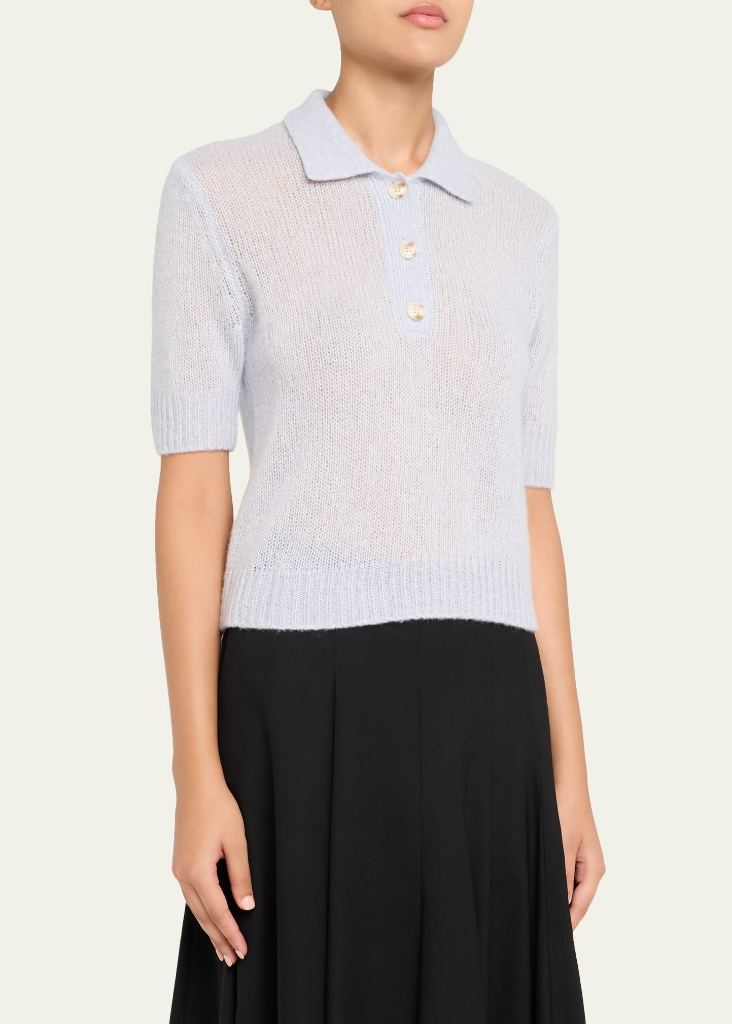 Masy Cashmere Polo Sweater - 4