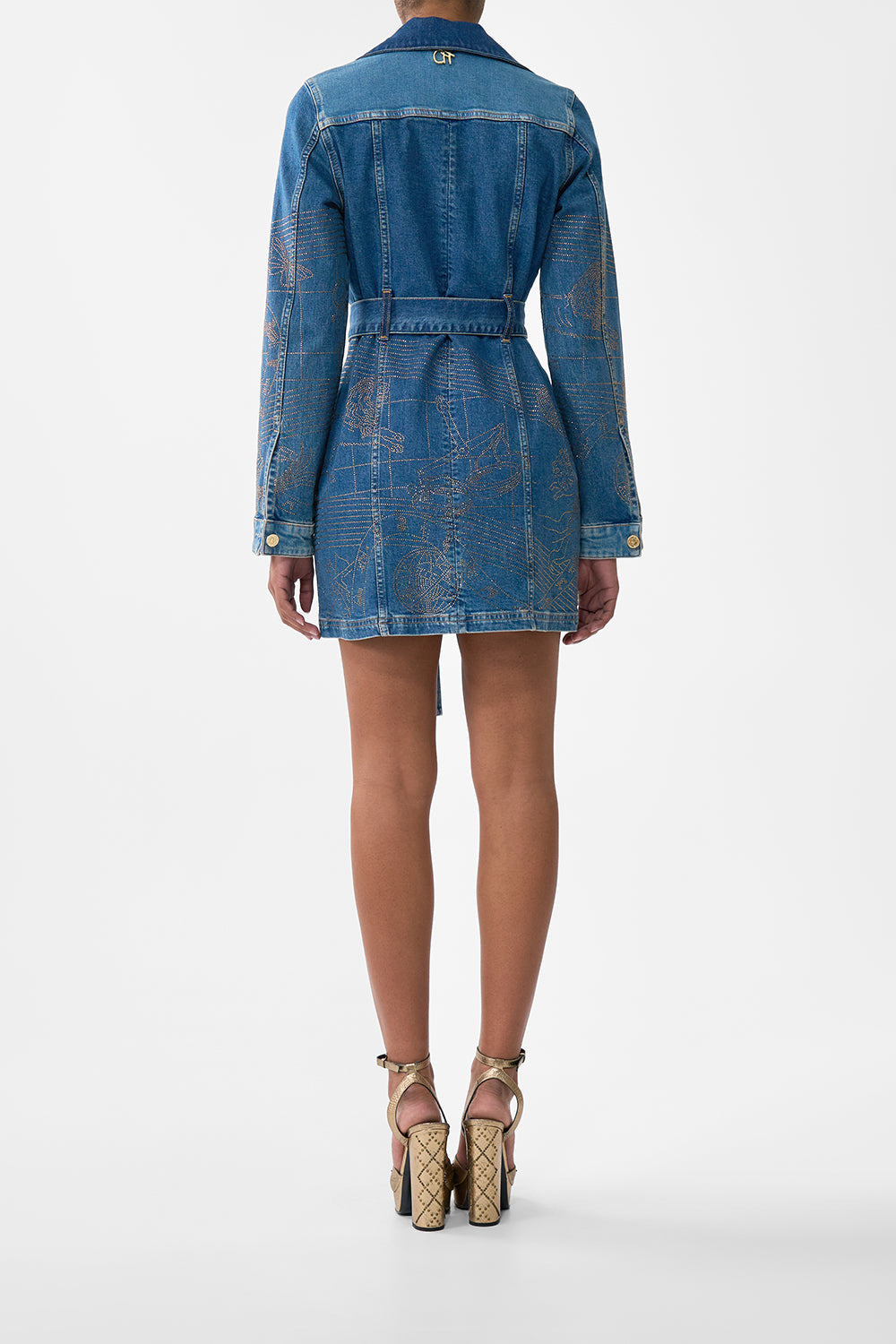 JENNA ZODIAC ZONE BELTED MINI DRESS - 3