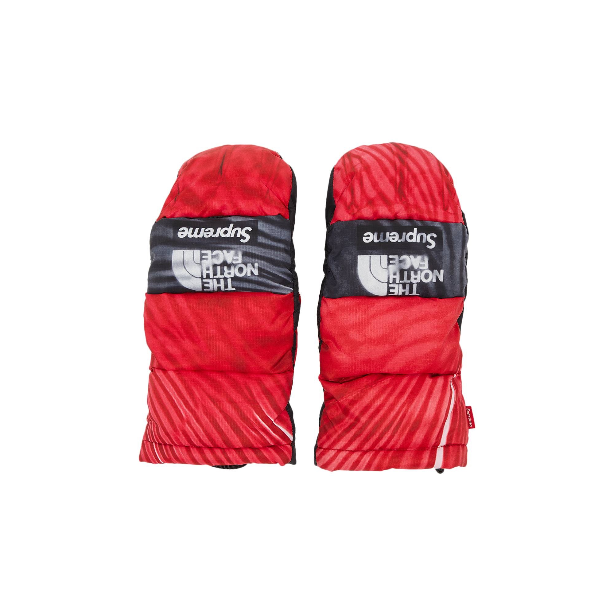 Supreme x The North Face Printed Montana Mitt 'Red' - 1