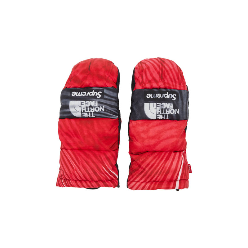 Supreme x The North Face Printed Montana Mitt 'Red' - 1