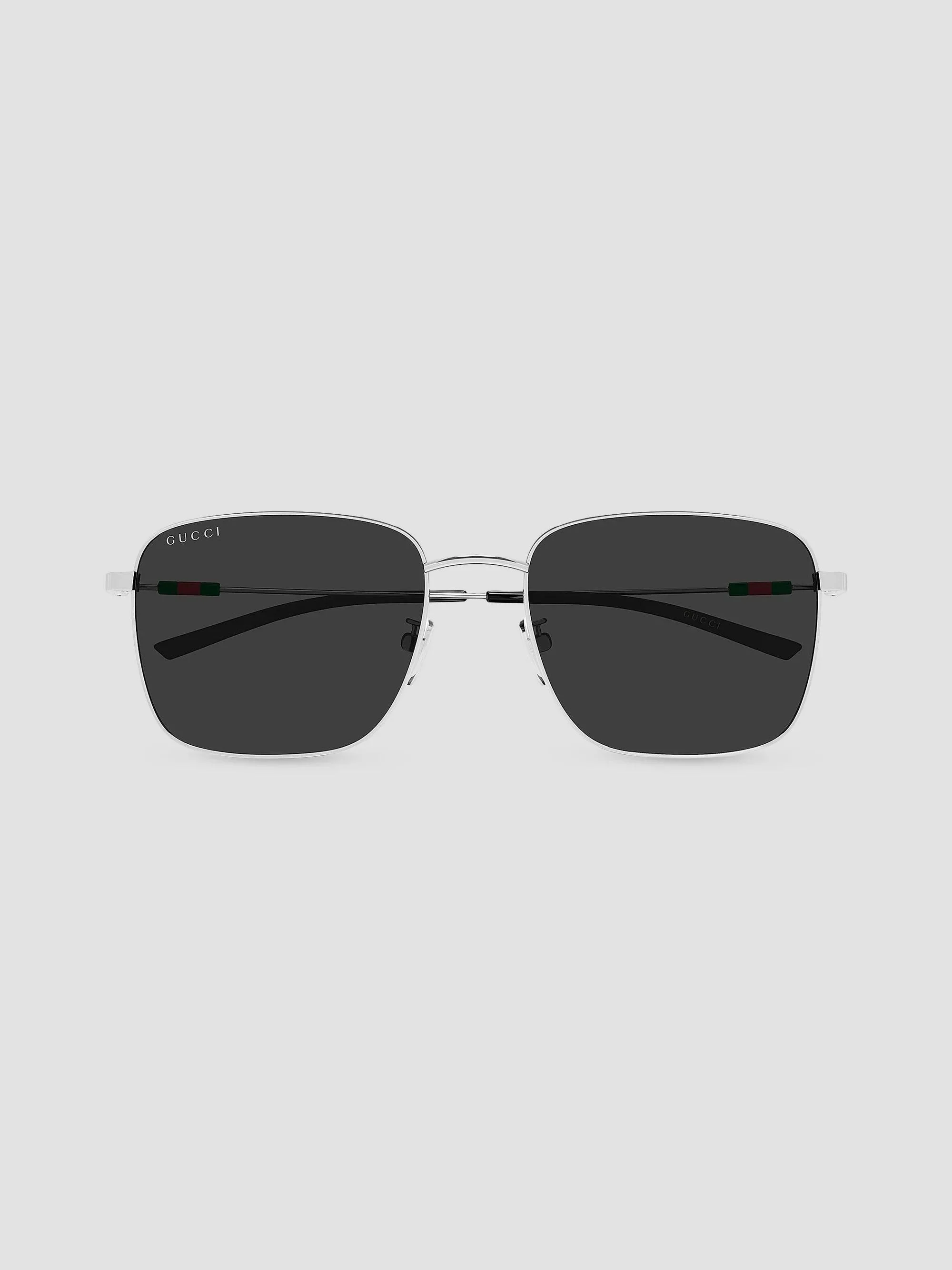 Men's Light Details 58MM Pilot Sunglasses - Silver Black - 1