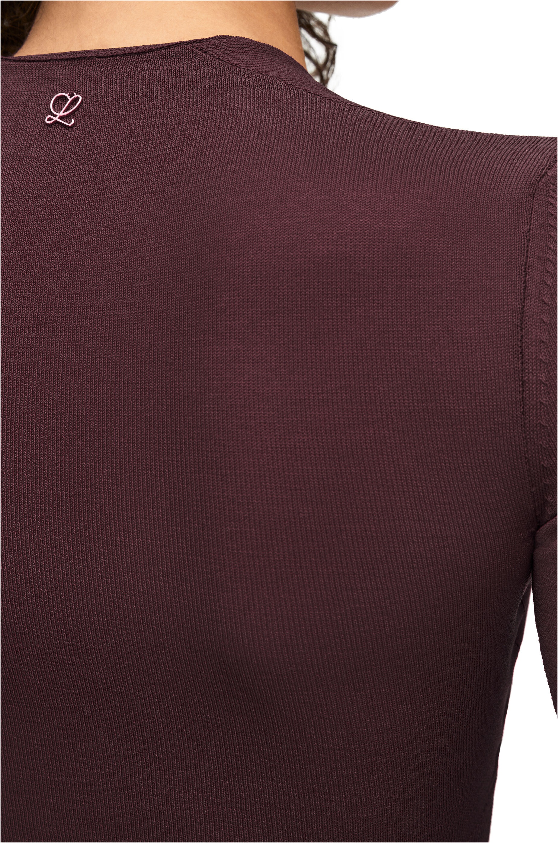 Cropped cardigan in viscose - 5