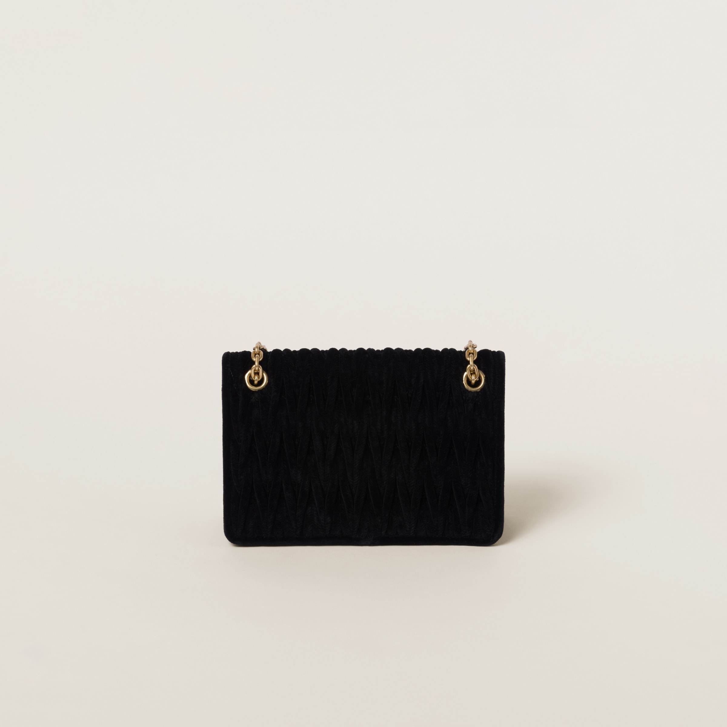 Matelassé velvet mini-bag - 3