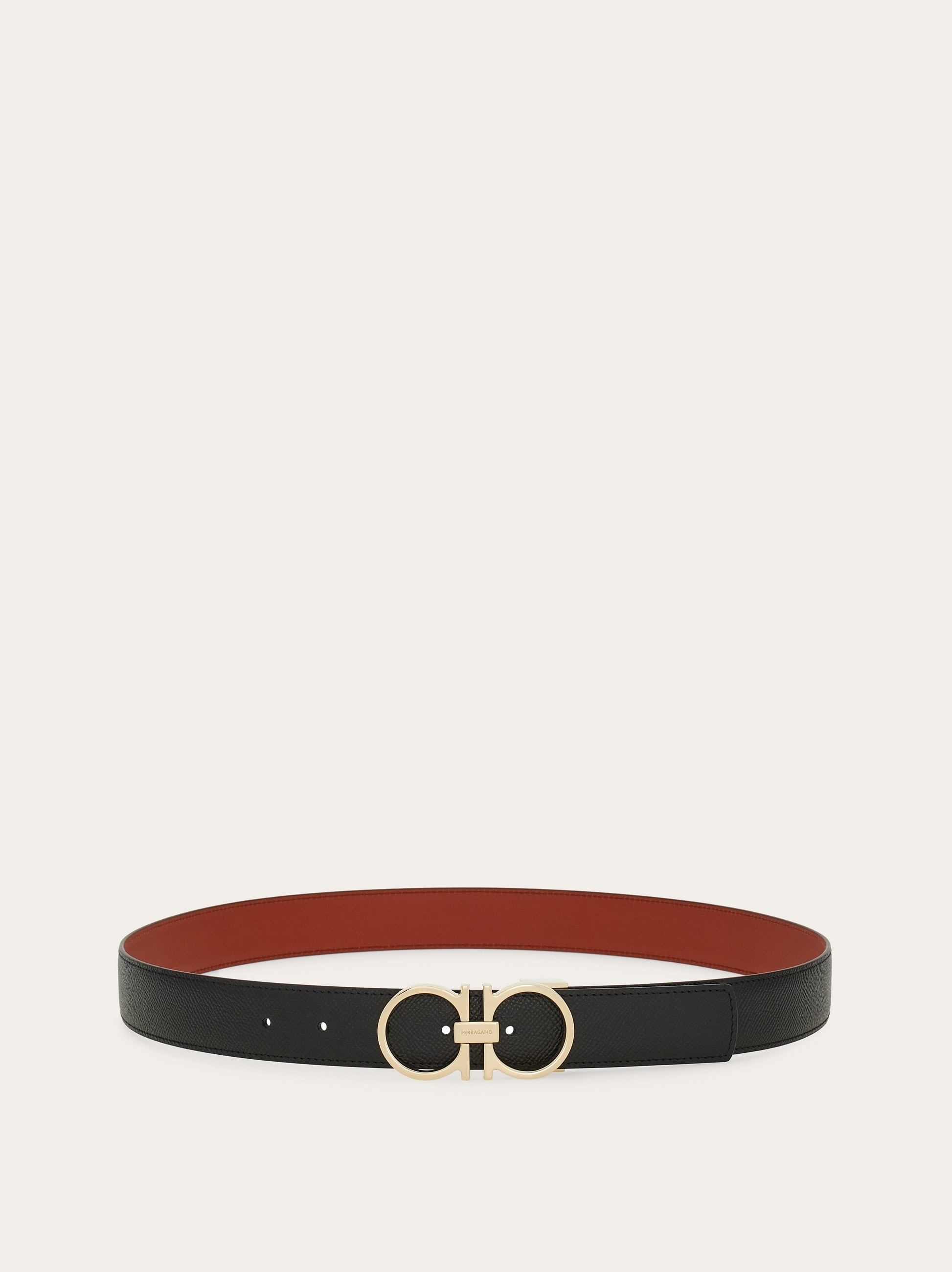 Reversible and adjustable Gancini belt - 3