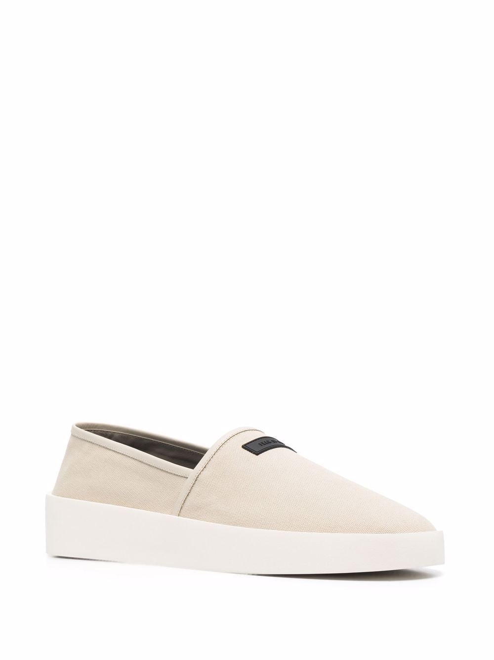 slip-on patch-detail trainers - 2