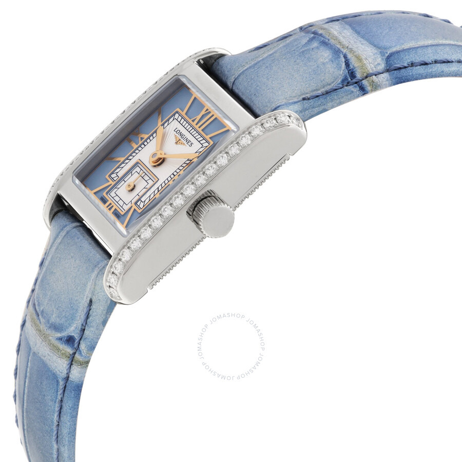 Longines Mini Dolcevita Quartz Diamond Blue Dial Ladies Watch L5.200.0.95.2 - 2