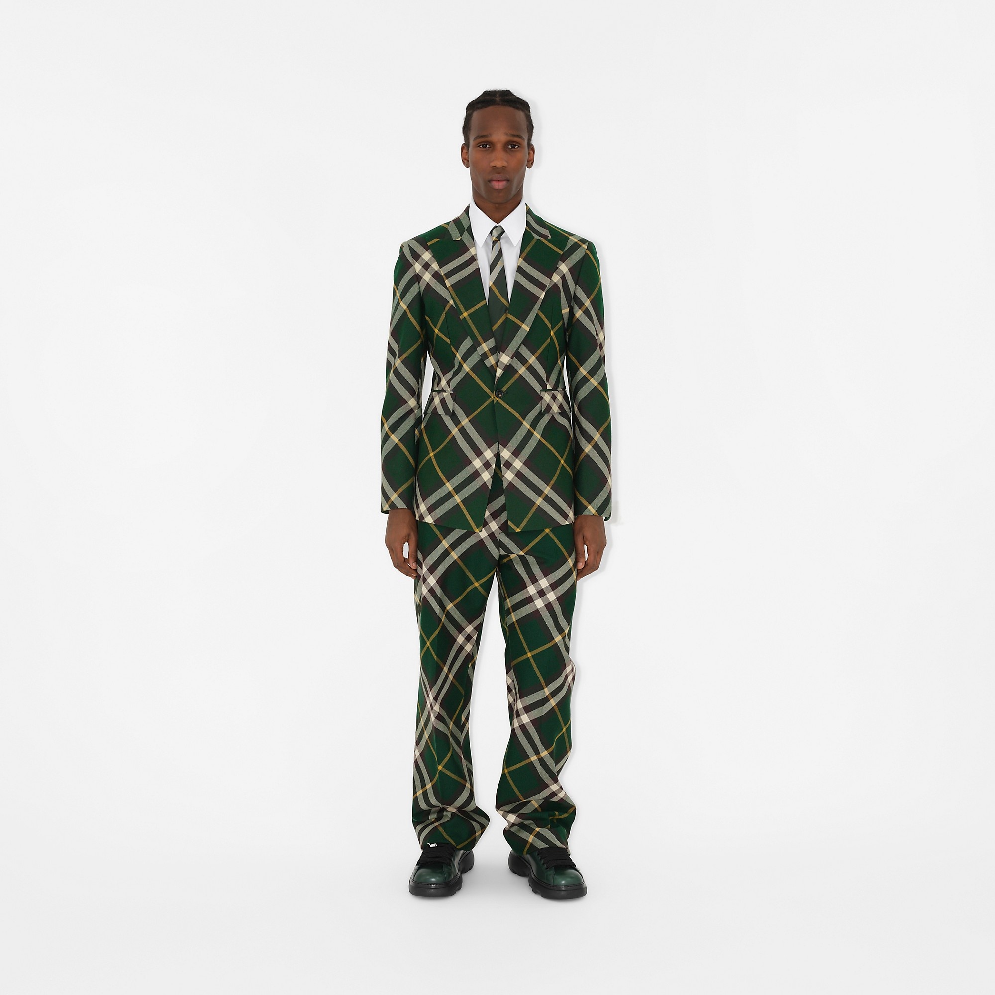 Burberry Check Wool Trousers | REVERSIBLE