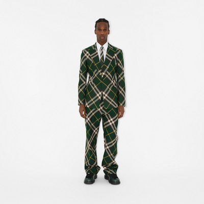 Burberry Check Wool Trousers outlook