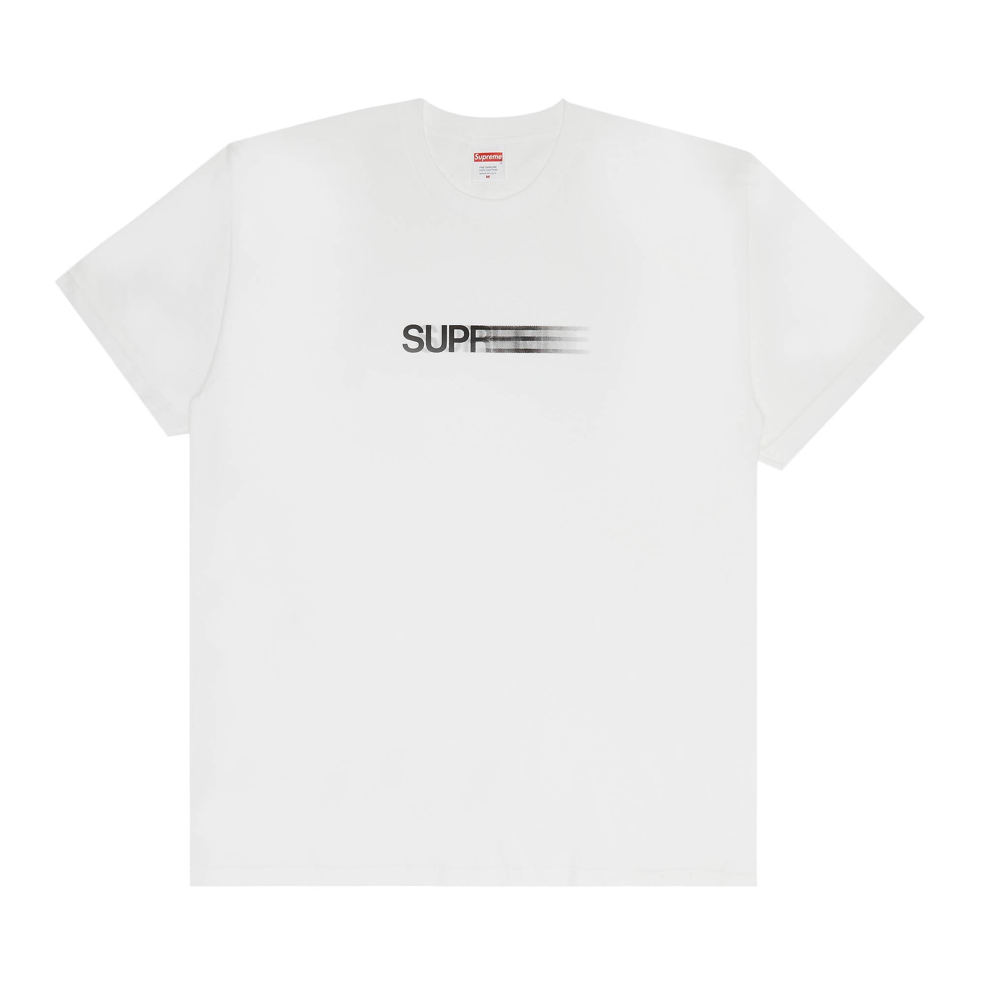 Supreme Motion Logo Tee 'White' - 1