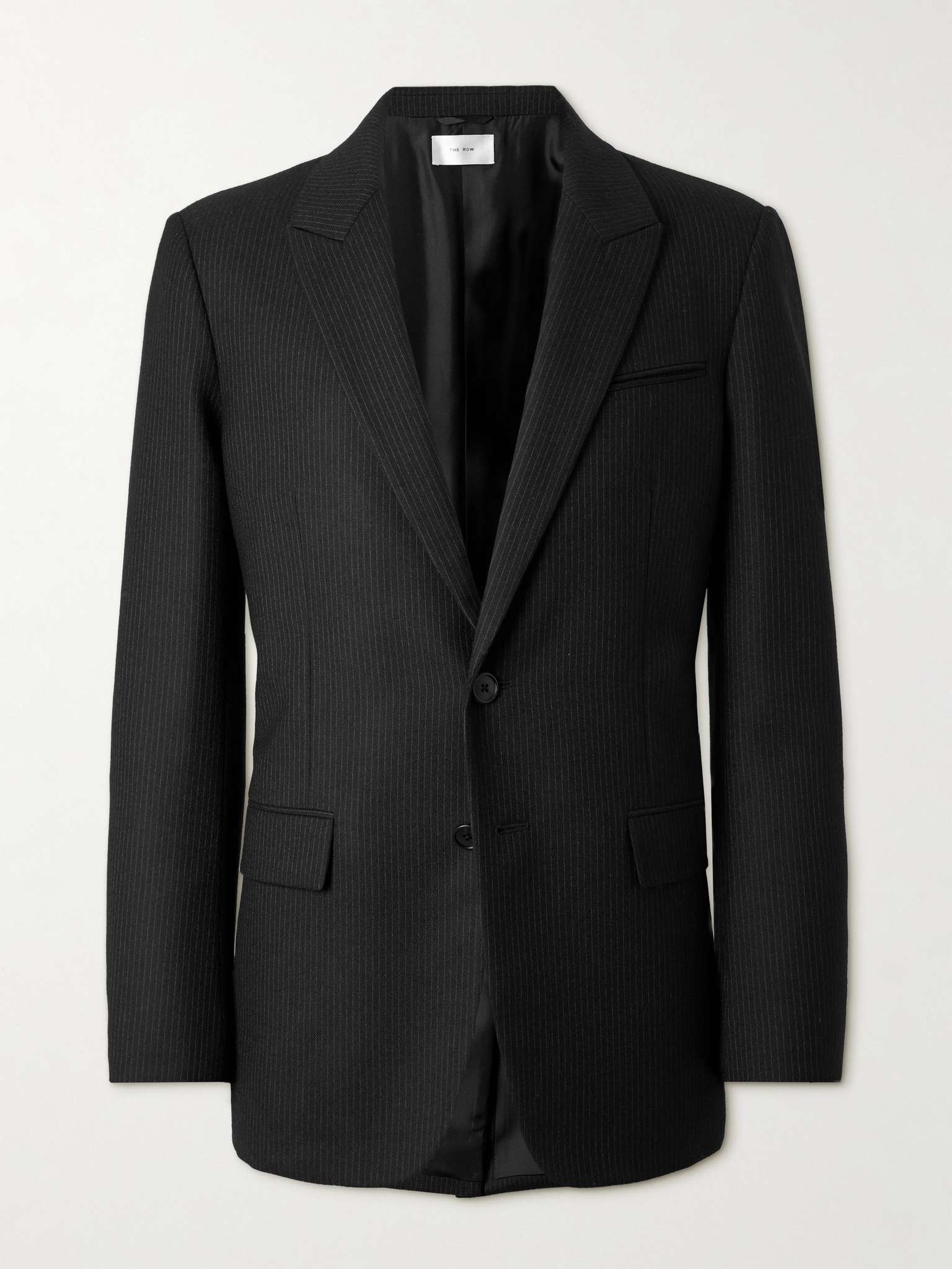 Laydon Pinstriped Virgin Wool Suit Jacket - 1