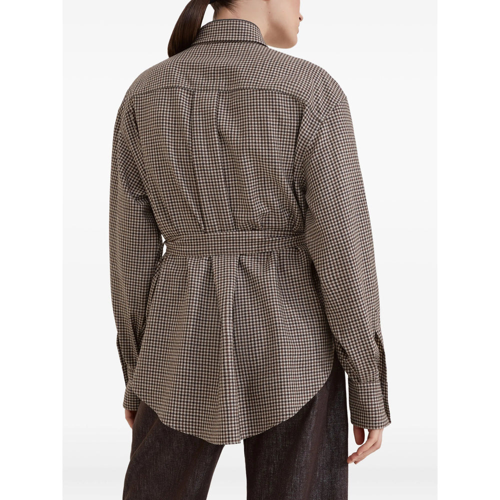 Brunello Cucinelli Brown Tops - Shirts Women - 5