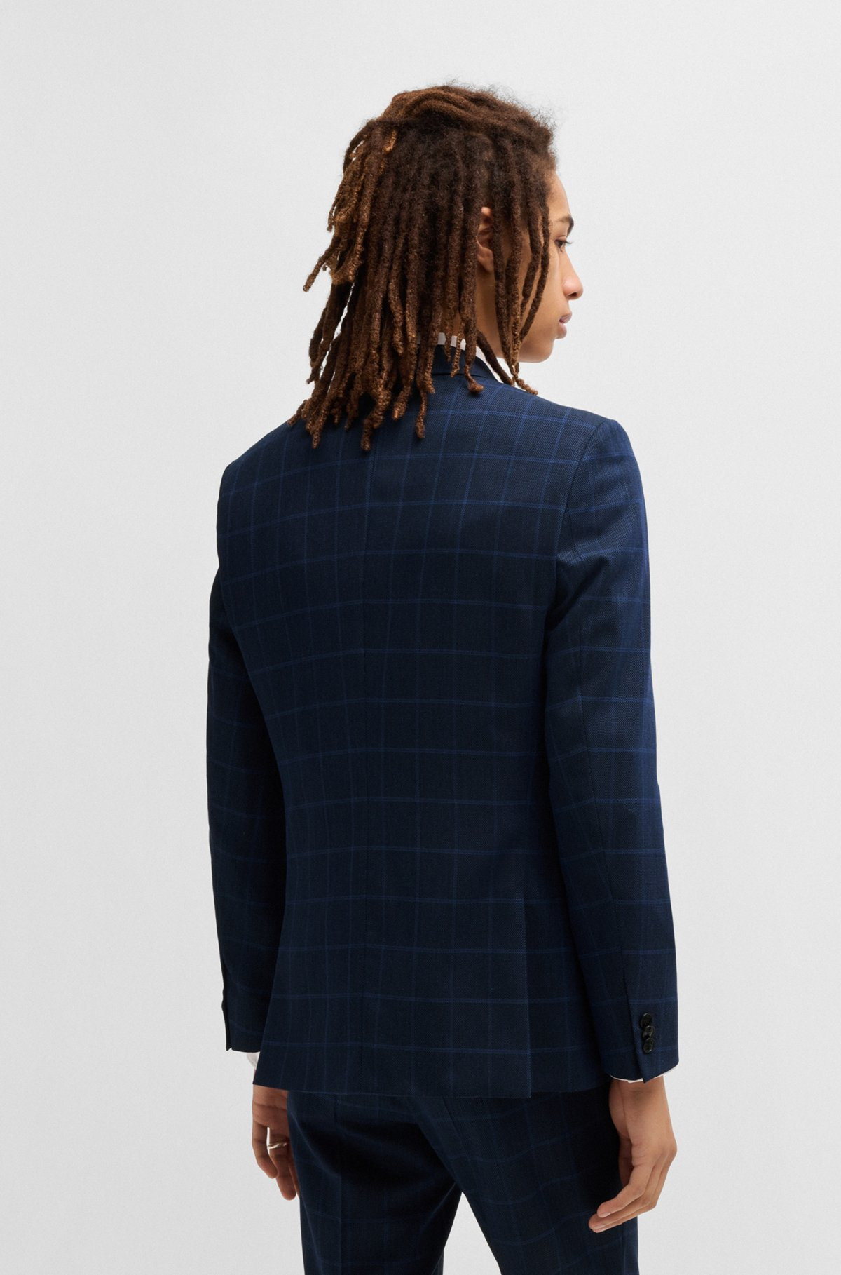 EXTRA-SLIM-FIT SUIT JACKET IN PERFORMANCE-STRETCH CLOTH - 4