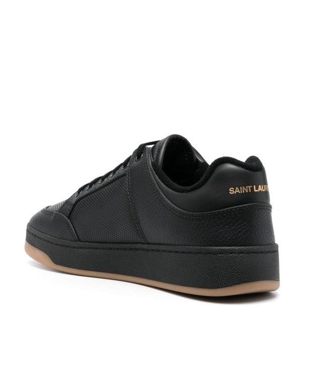 Saint Laurent low-top sneakers in perforated leather - 3