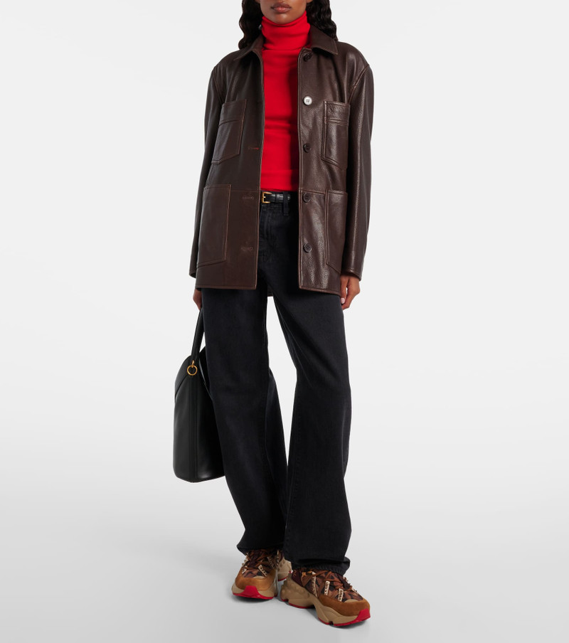 Christian Louboutin Trailrun suede-trimmed sneakers outlook