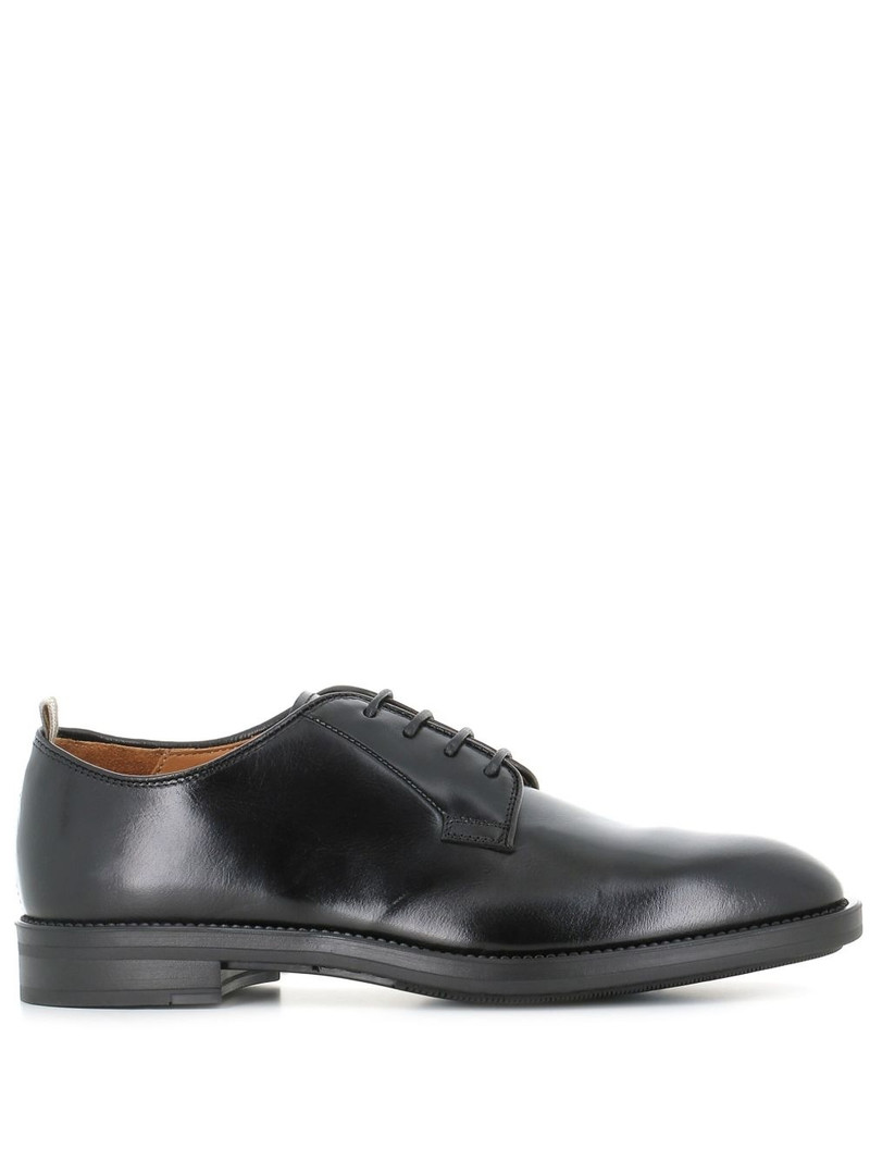 lace-up leather derby shoes 1
