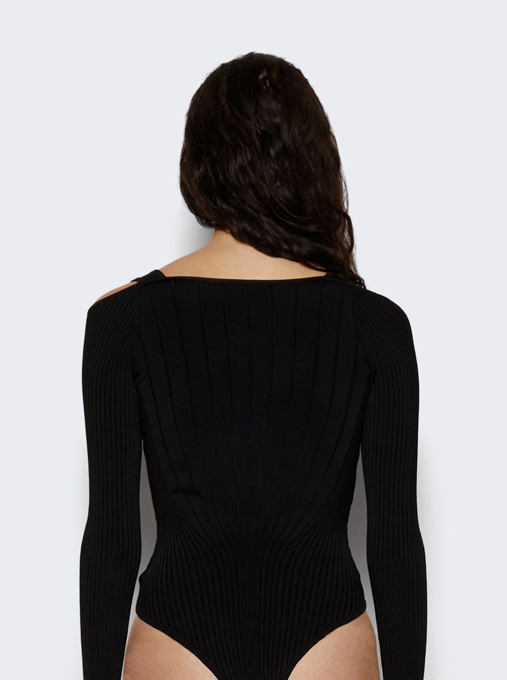 Sculpting Knit Bodysuit Black - 5
