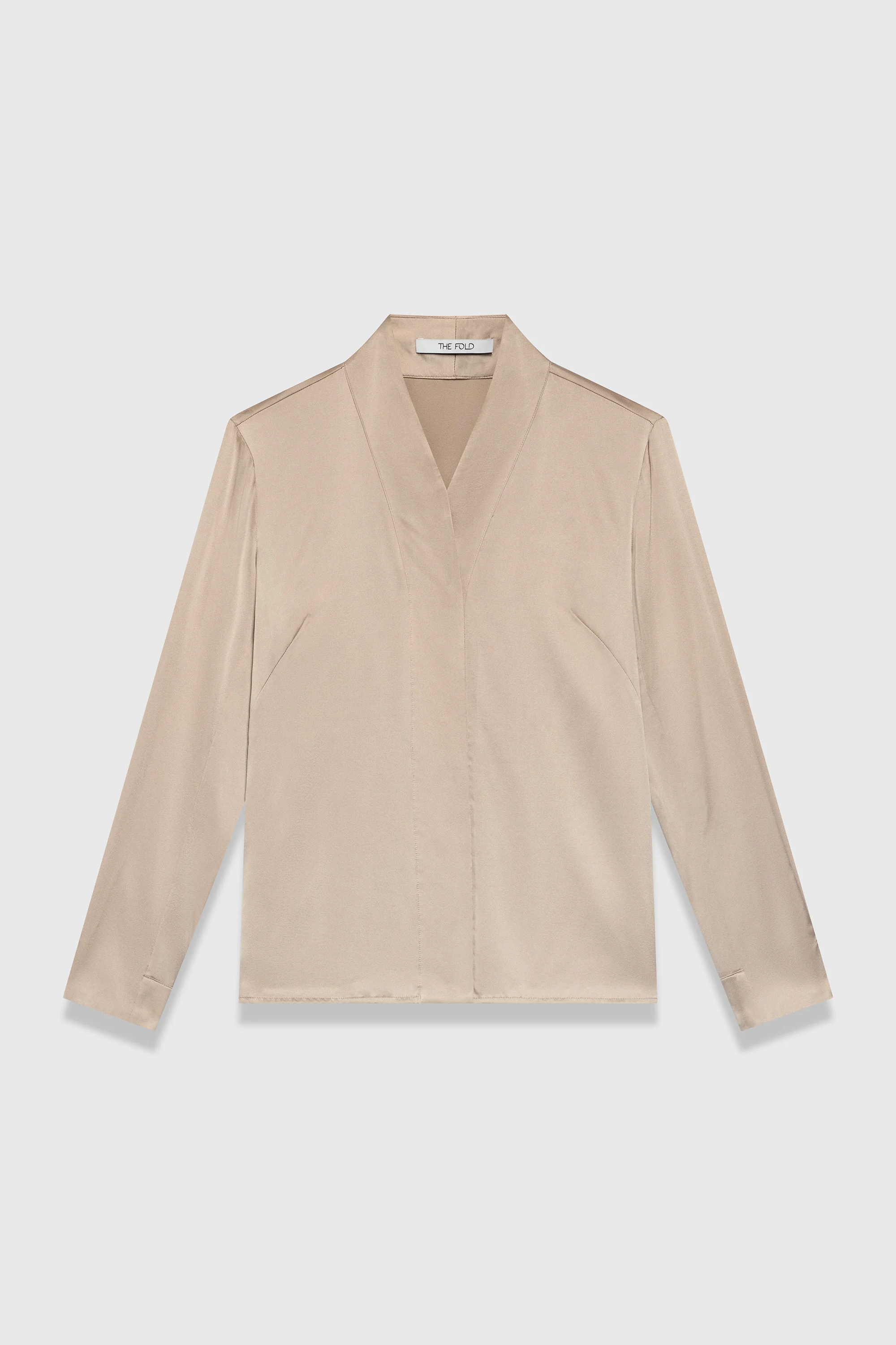 Bowery Stretch Silk Satin Blouse - 1