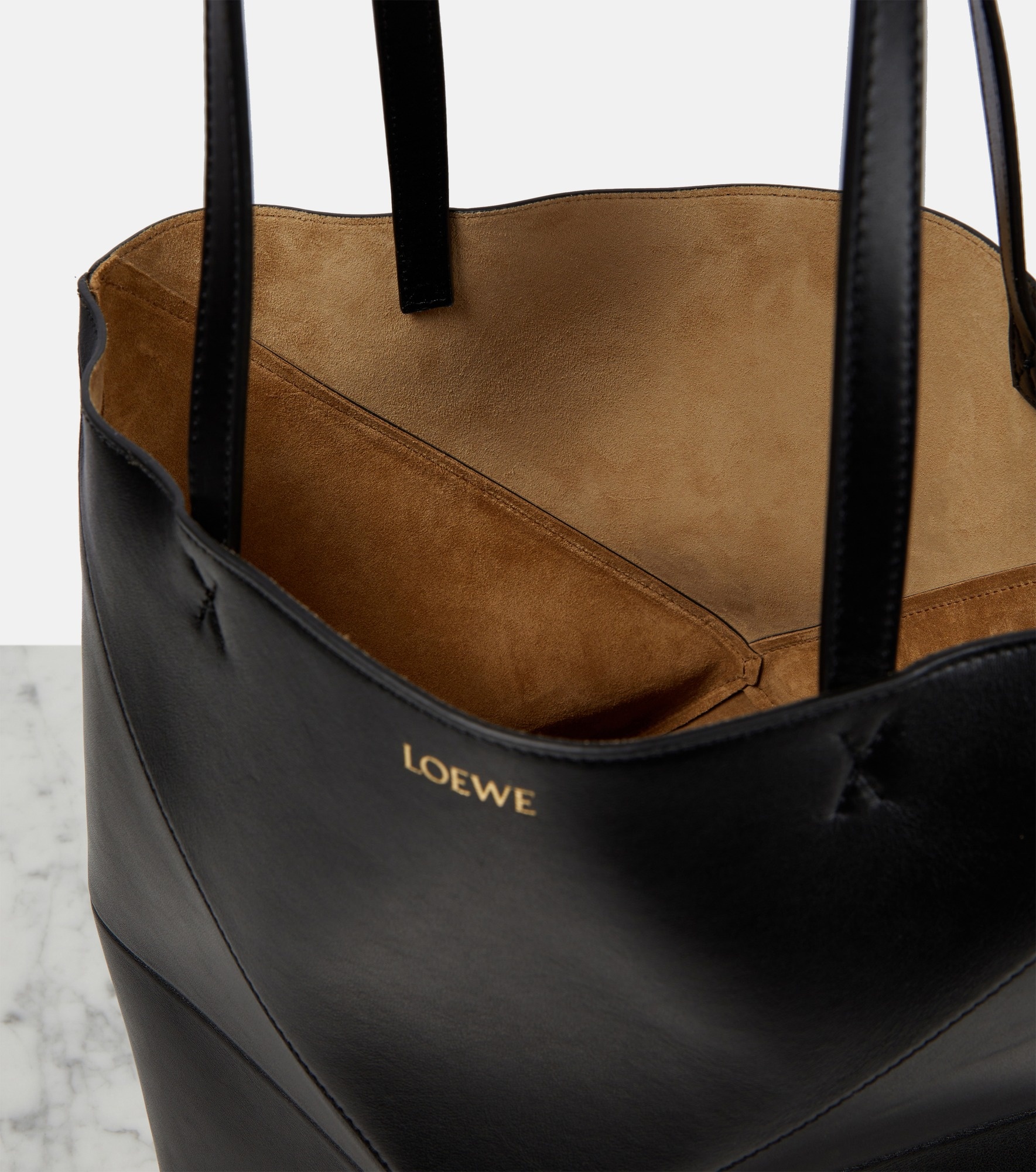 Puzzle Fold Medium leather tote bag - 3