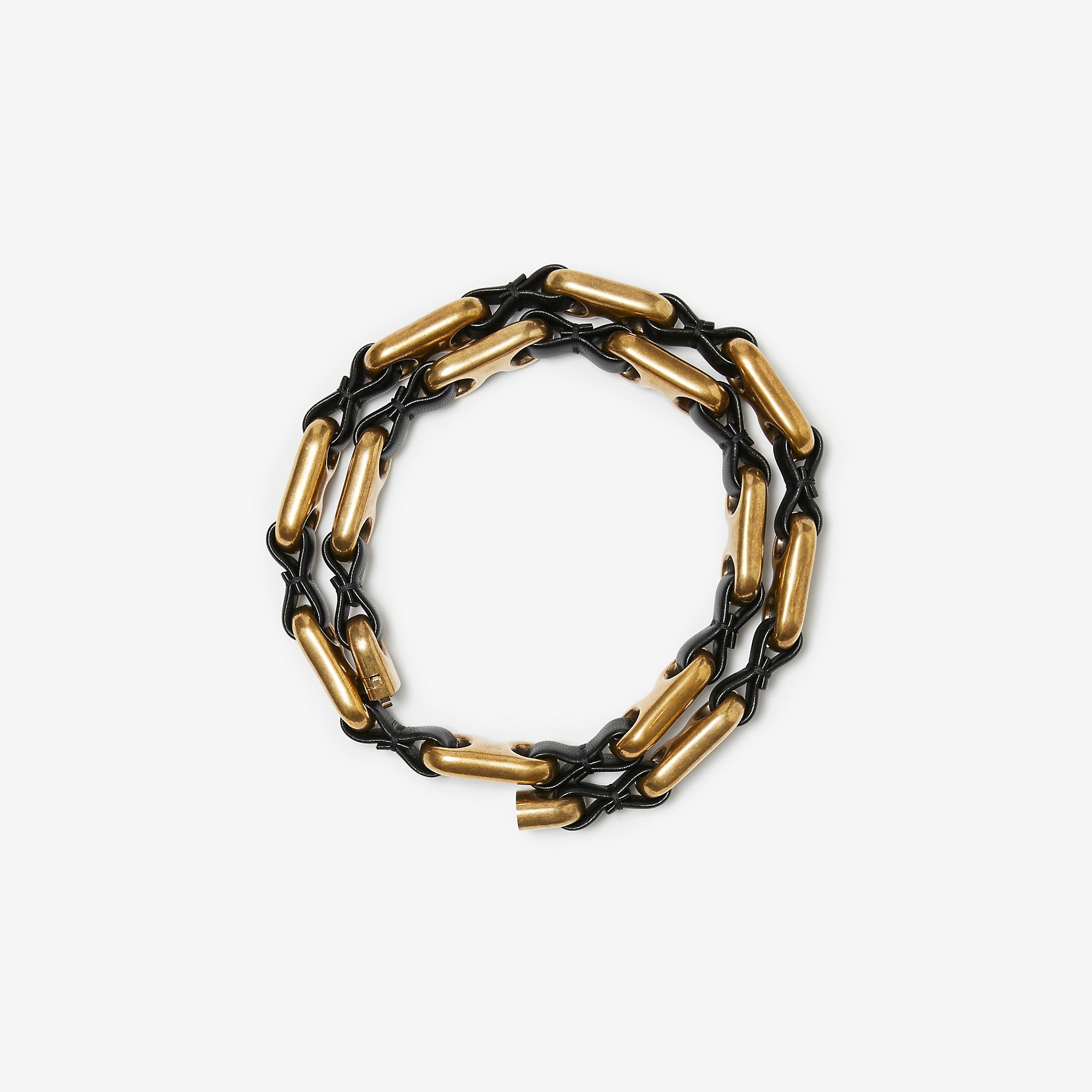 Leather B Slider Belt - 1