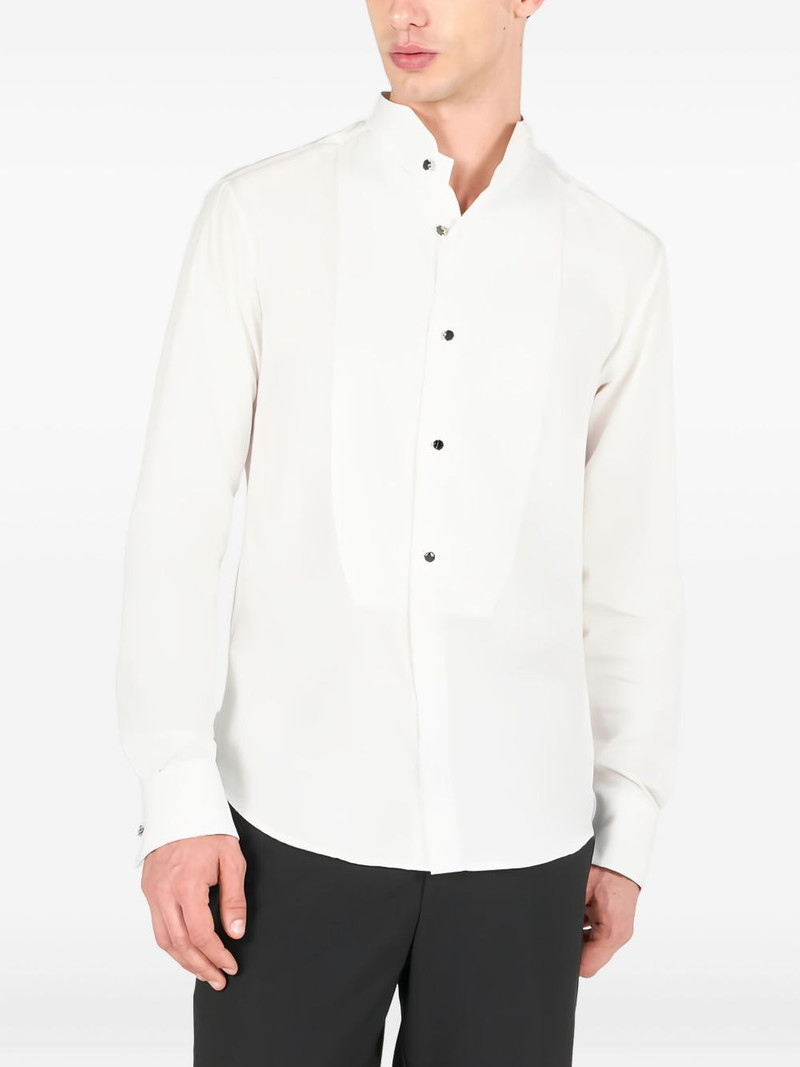 pleated-front button shirt 3