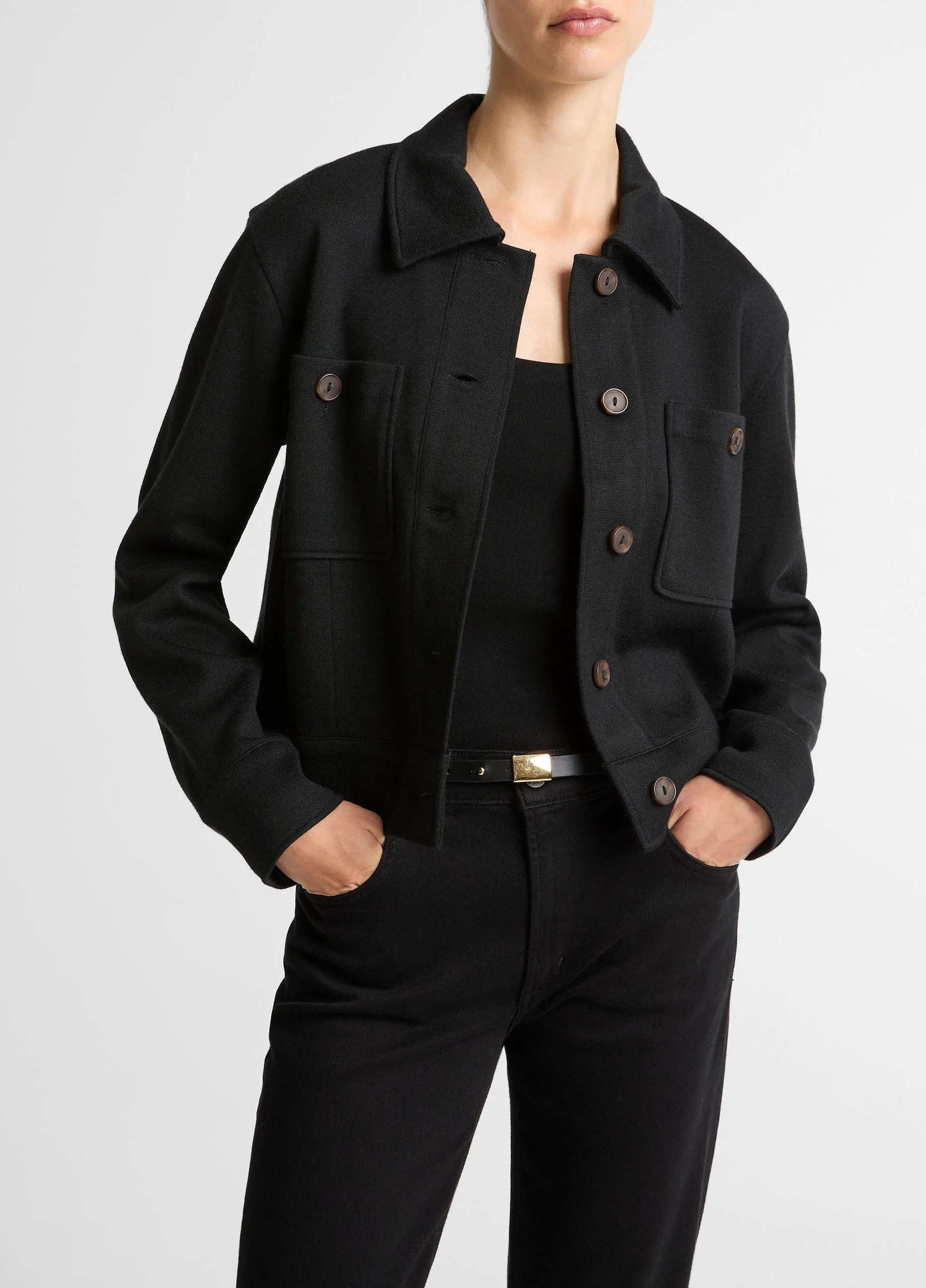 Ponte Knit Jacket - 1