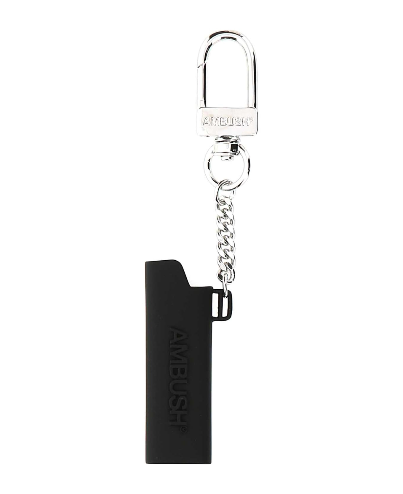 Black Metal Lighter Holder - 1